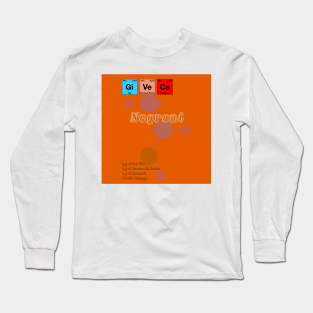 Drinks Long Sleeve T-Shirt - Square Negroni by Art-Frankenberg